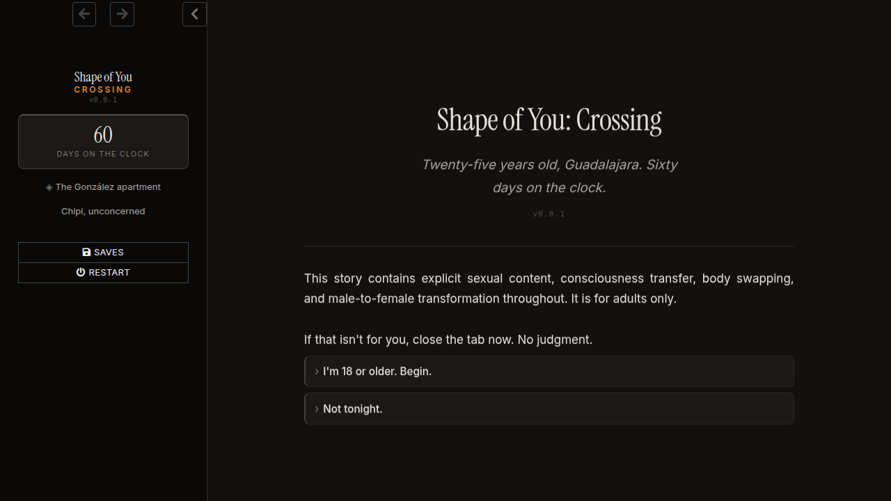 Shape of You: Crossing