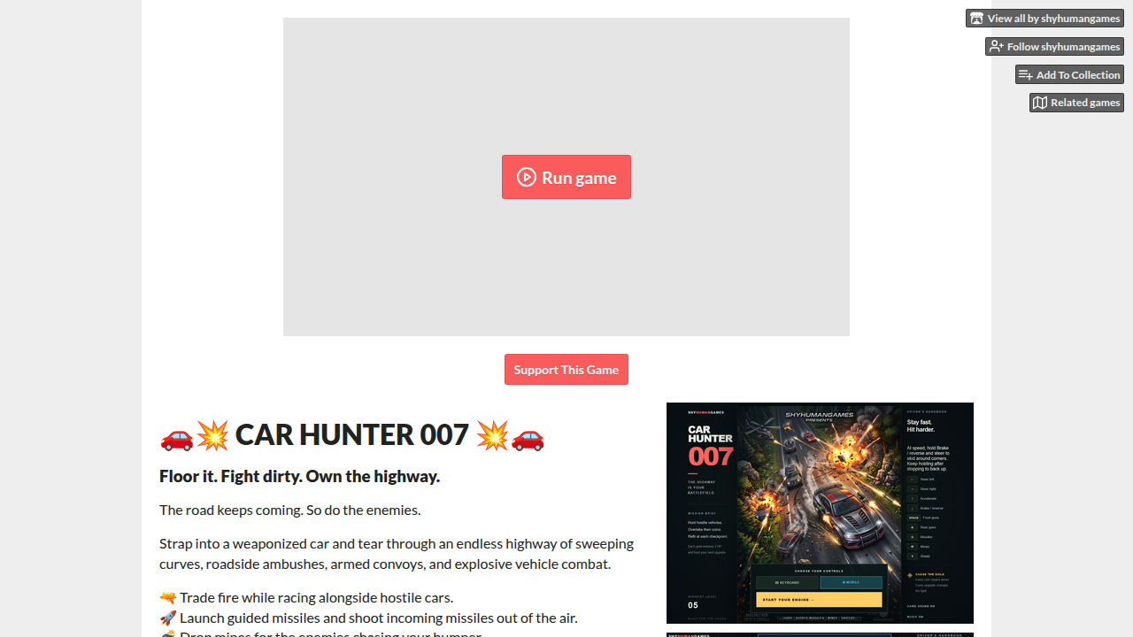 ShyHumanGames - Car Hunter 007