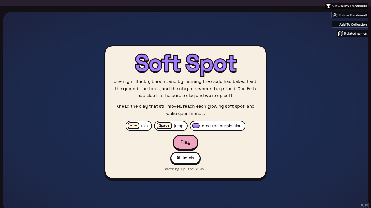 Soft Spot: A Clay Platformer