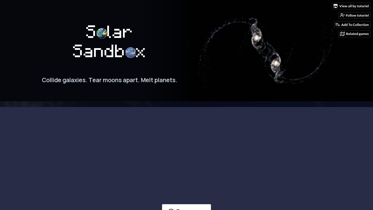 Solar Sandbox