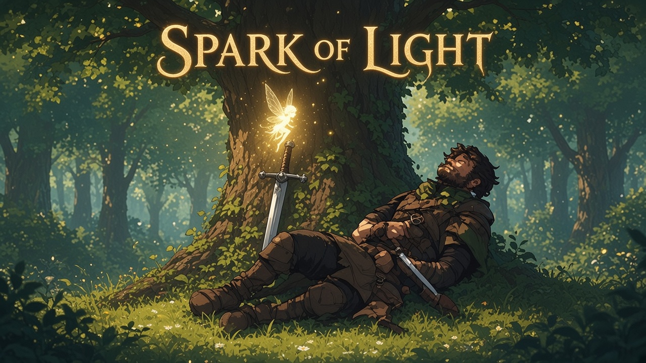 Spark of light