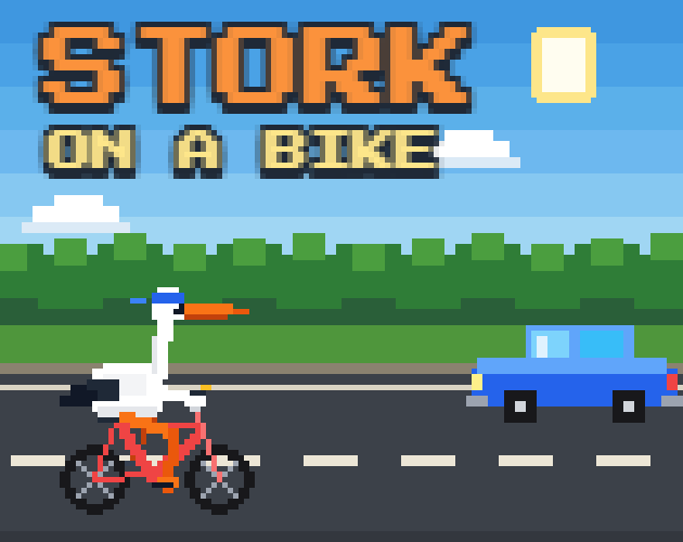Stork on a Bike