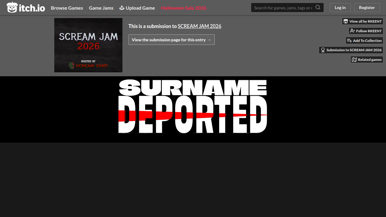 SURNAME DEPORTED | Scream Jam 2026 Special