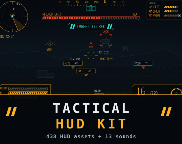 Tactical HUD Kit - Example Scene