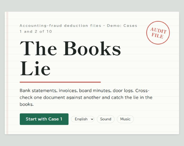 The Books Lie