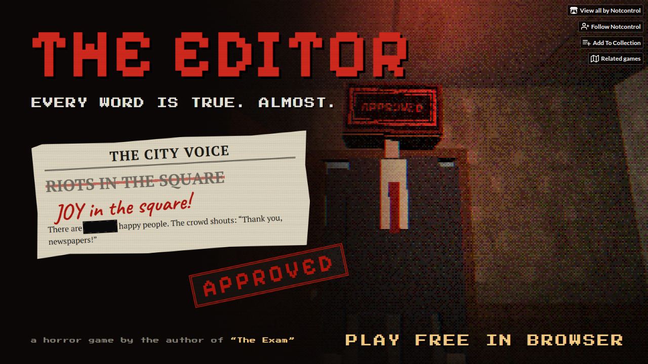 The Editor / Редактор