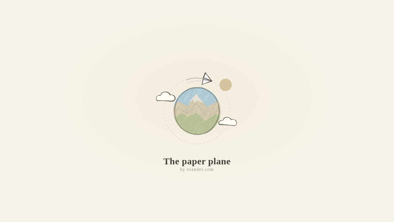 The paper plane