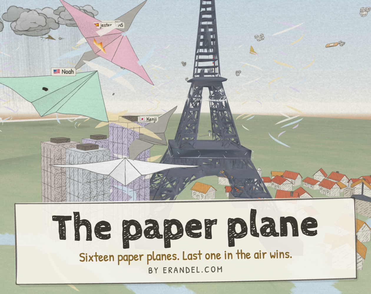 The paper plane