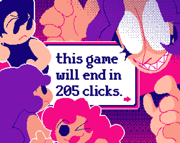 this game will end in 205 clicks.