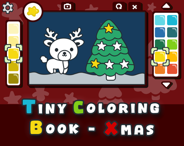 Tiny Coloring Book - Xmas
