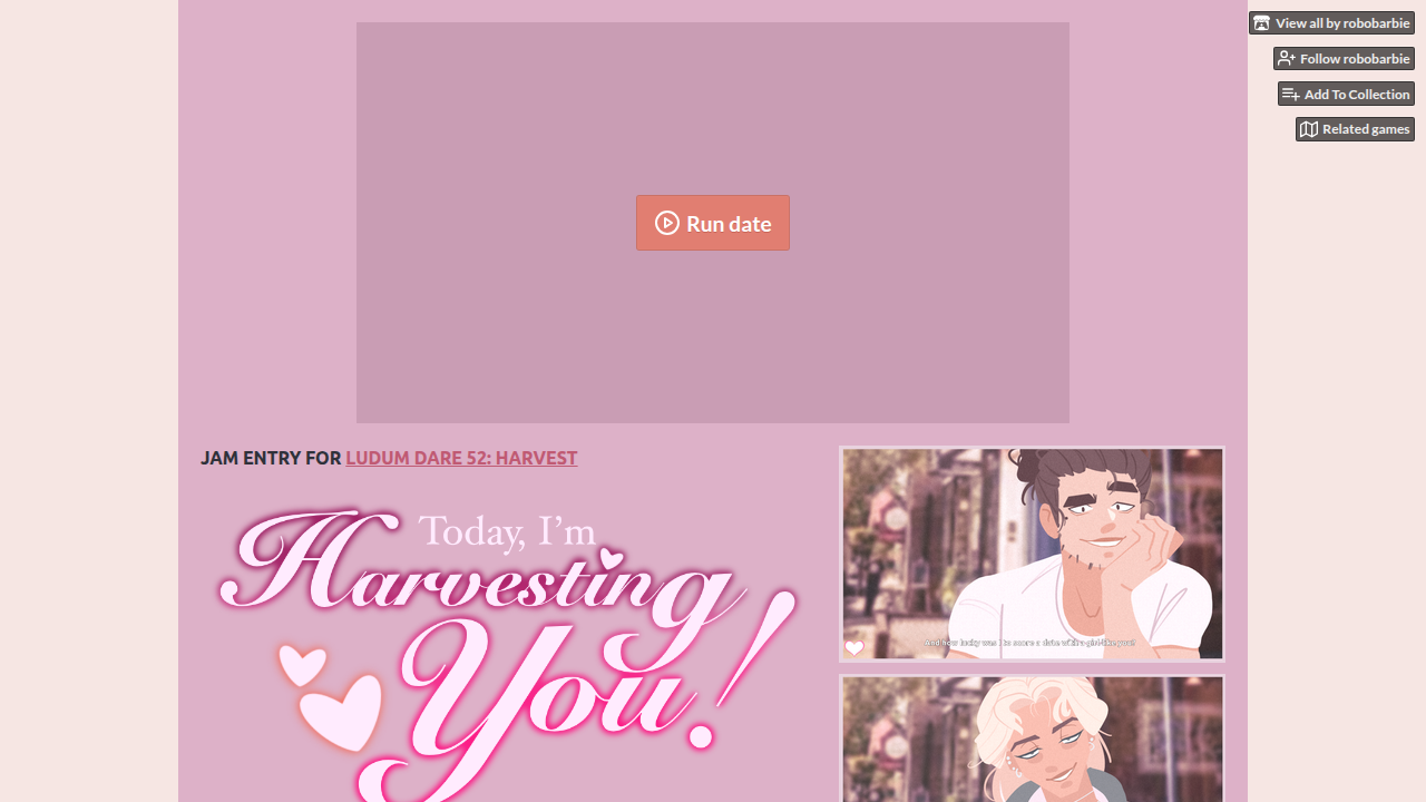 Today, I'm Harvesting You!