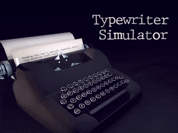 Typewriter Simulator