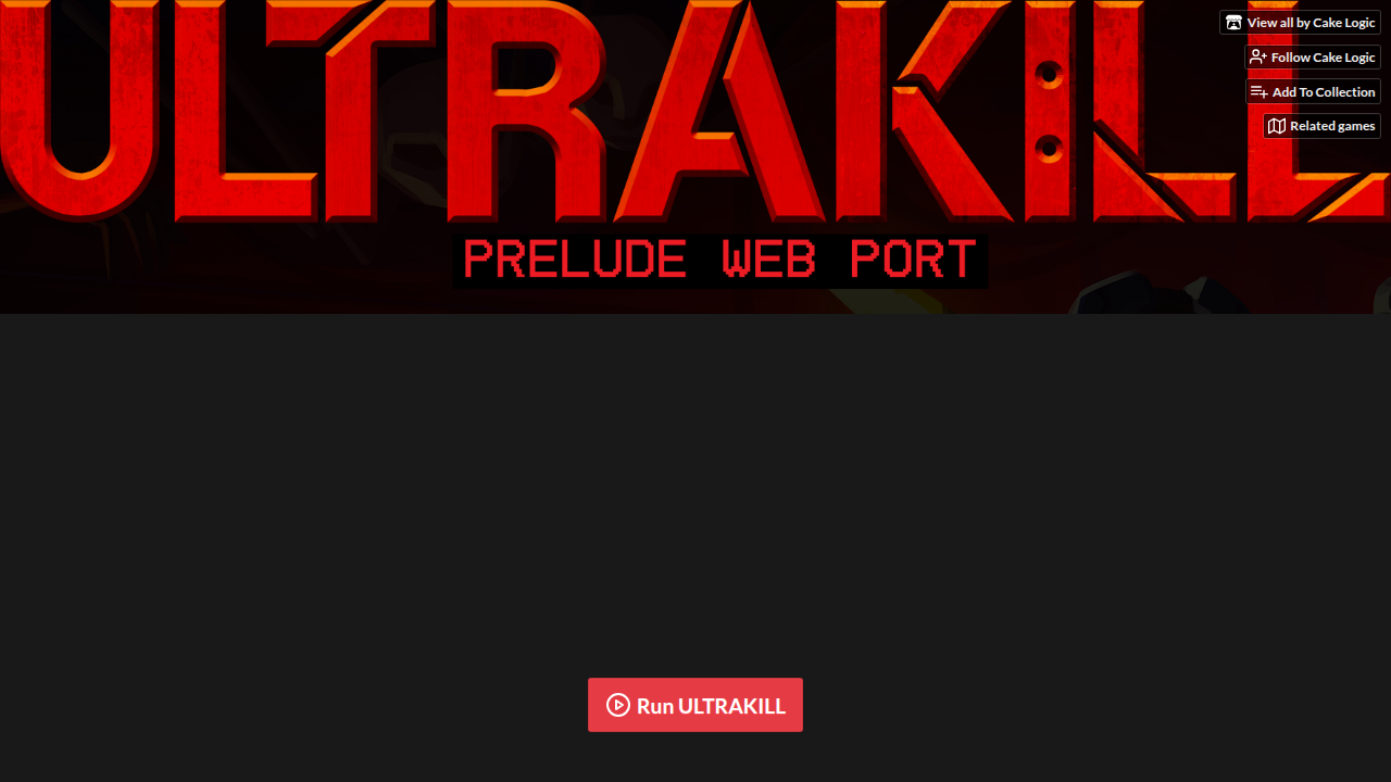 ULTRAKILL PRELUDE 網頁版