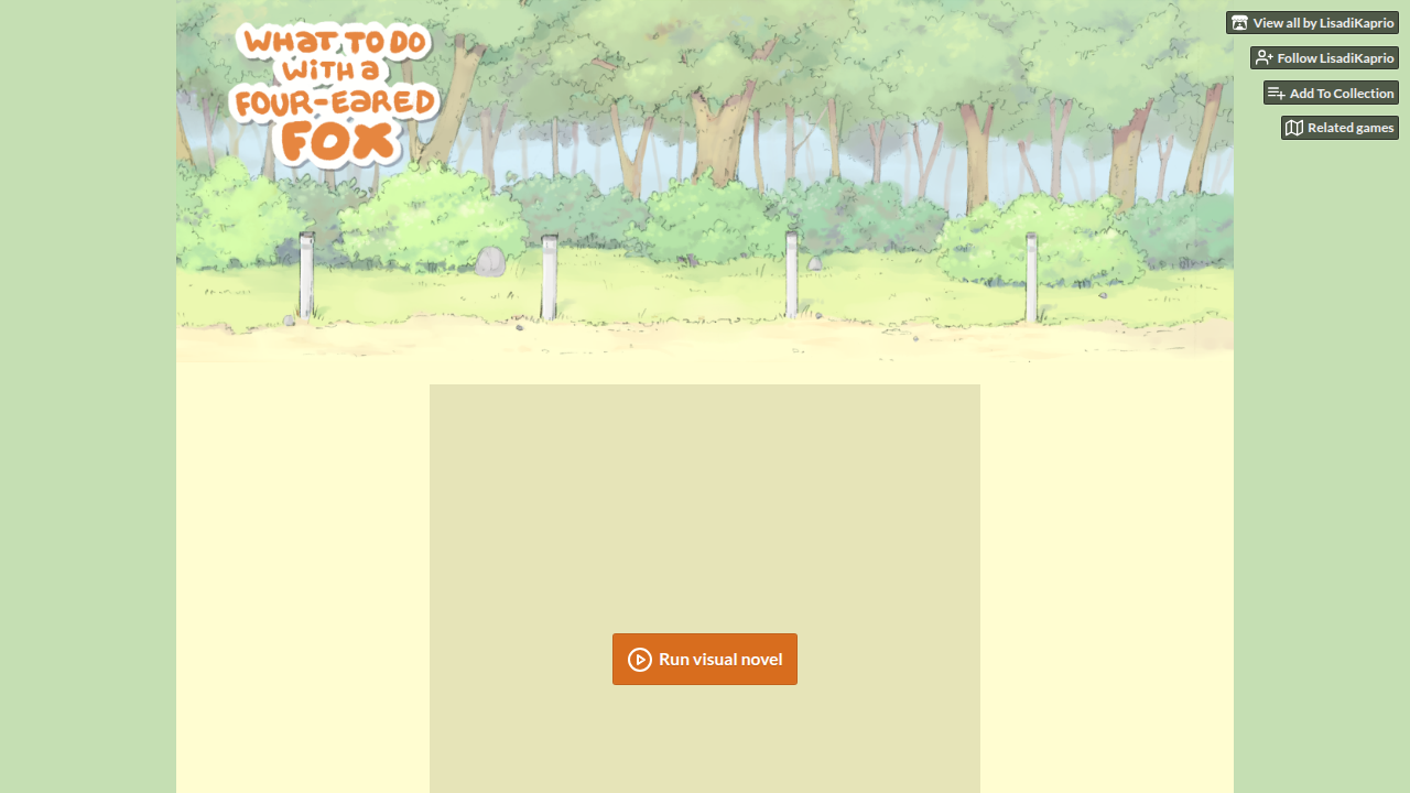 What to do with a four-eared fox