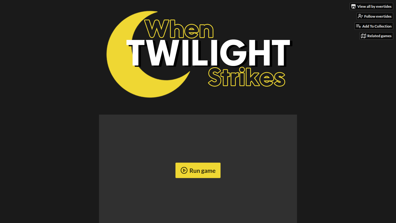 When Twilight Strikes