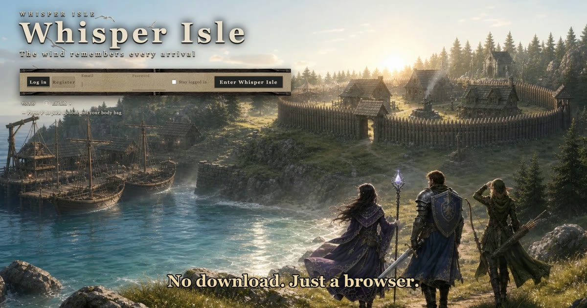 Whisper Isle｜브라우저 MMORPG