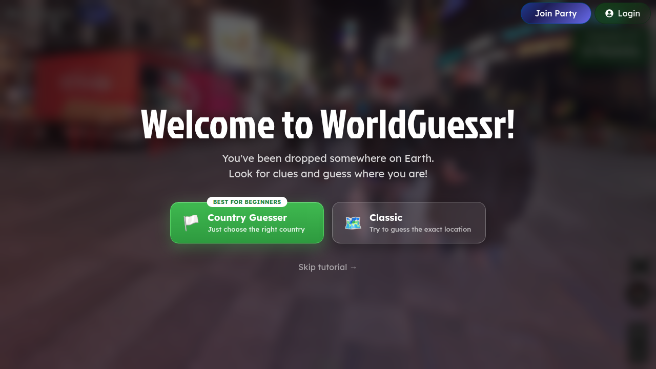 WorldGuessr: 무료 지오게서