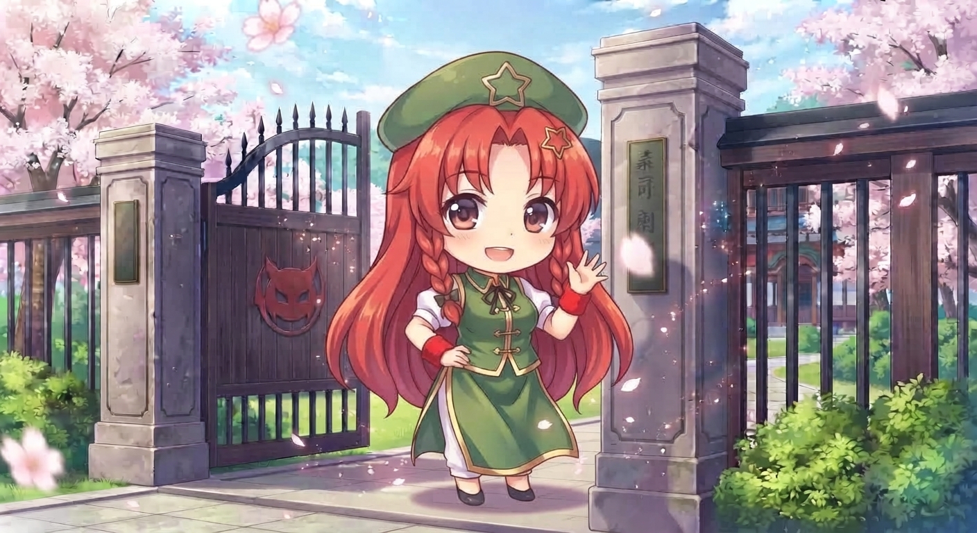 『咲夜＆美鈴』ブロック崩しε 東方二次創作ゲーム【26作品目】